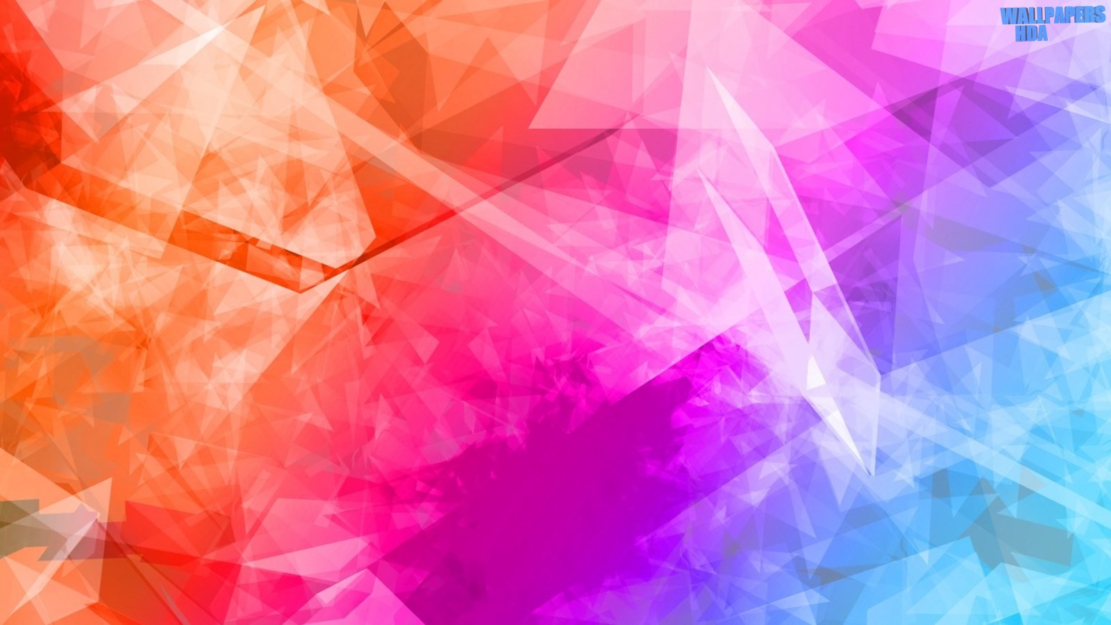 Abstract polygonal colorful background wallpaper 1600x900